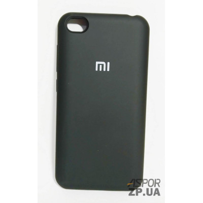 Накладка (з мікрофіброю) Silk Original Full Cover для Xiaomi Redmi Go- №18 чорний