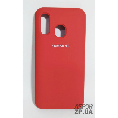 Накладка (з мікрофіброю) Silk Original Full Cover для Samsung A40/A405- №25 камелія Накладка (з мікрофіброю) Silk Original Full Cover для Samsung A40/A405- №25 камелія