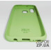 Накладка (з мікрофіброю) Silk Original Full Cover для Samsung A40/A405- №1 м`ятно- зелений