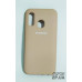 Накладка (з мікрофіброю) Silk Original Full Cover для Samsung A40/A405- №1 пісочно- рожевий