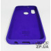 Накладка (з мікрофіброю) Silk Original Full Cover для Samsung A40/A405- №36 фіолетовий
