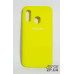 Накладка (з мікрофіброю) Silk Original Full Cover для Samsung A40/A405- №43 яскраво-жовтий