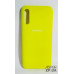 Накладка (з мікрофіброю) Silk Original Full Cover для Samsung A70/A705- №43 яскраво-жовтий