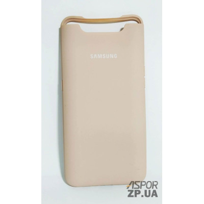 Накладка (з мікрофіброю) Silk Original Full Cover для Samsung A80/A90- №1 пісочно- рожевий Накладка (з мікрофіброю) Silk Original Full Cover для Samsung A80/A90- №1 пісочно- рожевий