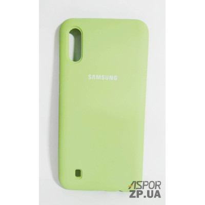 Накладка (з мікрофіброю) Silk Original Full Cover для Samsung M10/M105- №1 м`ятно- зелений Накладка (з мікрофіброю) Silk Original Full Cover для Samsung M10/M105- №1 м`ятно- зелений