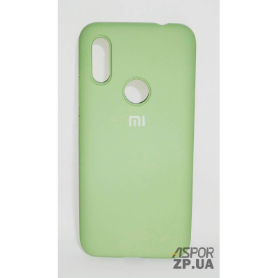 Накладка (з мікрофіброю) Silk Original Full Cover для Xiaomi Redmi 7- №1 м`ятно- зелений Накладка (з мікрофіброю) Silk Original Full Cover для Xiaomi Redmi 7- №1 м`ятно- зелений