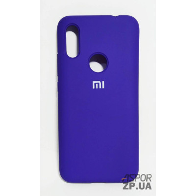 Накладка (з мікрофіброю) Silk Original Full Cover для Xiaomi Redmi 7- №36 фіолетовий