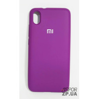 Накладка (з мікрофіброю) Silk Original Full Cover для Xiaomi Redmi 7A- №30 світло- фіолетовий