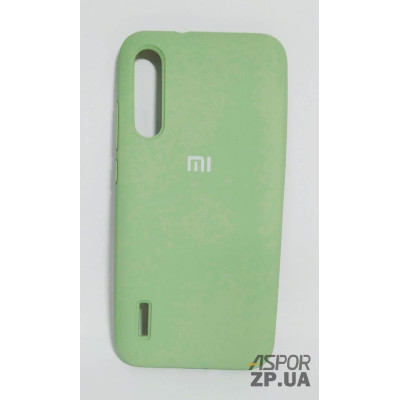 Накладка (з мікрофіброю) Silk Original Full Cover для Xiaomi MI A3/CC9e- №1 м`ятно- зелений Накладка (з мікрофіброю) Silk Original Full Cover для Xiaomi MI A3/CC9e- №1 м`ятно- зелений