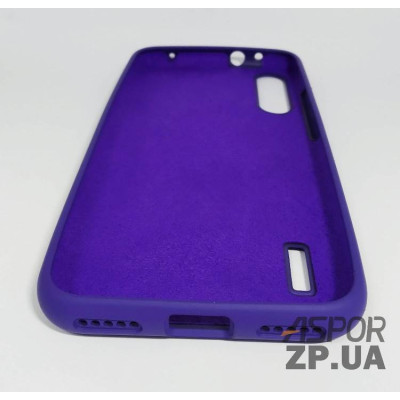 Накладка (з мікрофіброю) Silk Original Full Cover для Xiaomi MI A3/CC9e- №36 фіолетовий