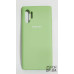 Накладка (з мікрофіброю) Silk Original Full Cover для Samsung Note 10 Pro/Note 10 Plus- №1 м`ятно- зелений