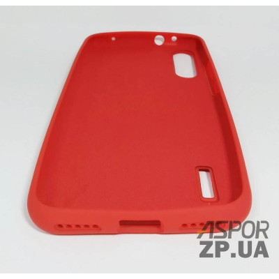 Накладка (з мікрофіброю) Silk Original Full Cover для Xiaomi MI A3/CC9e- №14 червоний