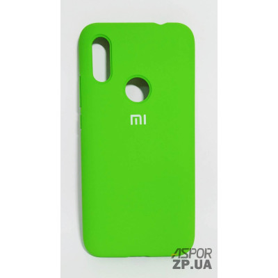 Накладка (з мікрофіброю) Silk Original Full Cover для Xiaomi Redmi 7- №31 зелений