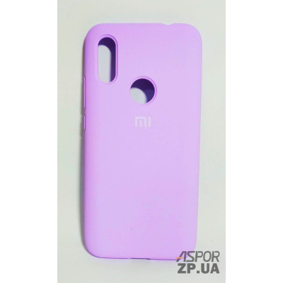 Накладка (з мікрофіброю) Silk Original Full Cover для Xiaomi Redmi 7- №7 лаванда