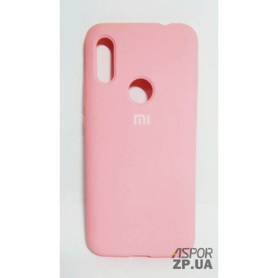 Накладка (з мікрофіброю) Silk Original Full Cover для Xiaomi Redmi 7- №6 світло- рожевий