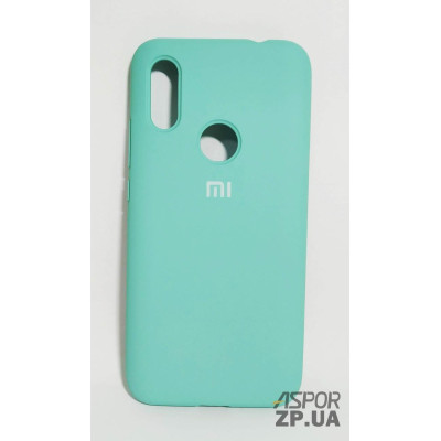 Накладка (з мікрофіброю) Silk Original Full Cover для Xiaomi Redmi 7- №21 синій океан