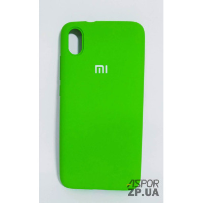 Накладка (з мікрофіброю) Silk Original Full Cover для Xiaomi Redmi 7A- №31 зелений