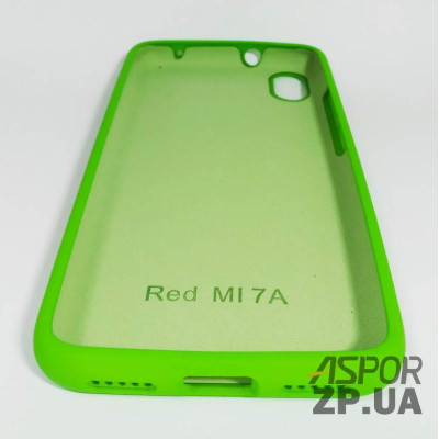 Накладка (з мікрофіброю) Silk Original Full Cover для Xiaomi Redmi 7A- №31 зелений
