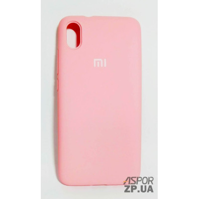 Накладка (з мікрофіброю) Silk Original Full Cover для Xiaomi Redmi 7A- №6 світло- рожевий