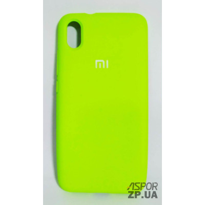 Накладка (з мікрофіброю) Silk Original Full Cover для Xiaomi Redmi 7A- №39 яскраво- салатовий