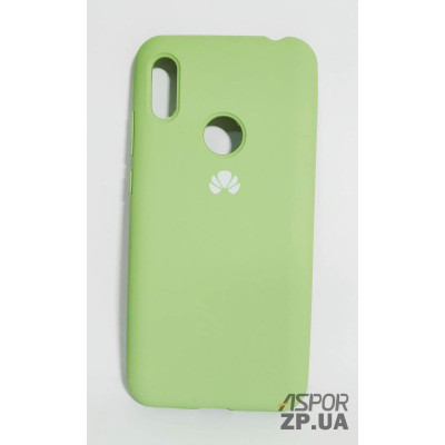 Накладка (з мікрофіброю) Silk Original Full Cover для Huawei Honor 8A/Y6 Prime 2019- №1 м`ятно- зелений Накладка (з мікрофіброю) Silk Original Full Cover для Huawei Honor 8A/Y6 Prime 2019- №1 м`ятно- зелений