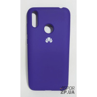 Накладка (з мікрофіброю) Silk Original Full Cover для Huawei Honor 8C- №36 фіолетовий