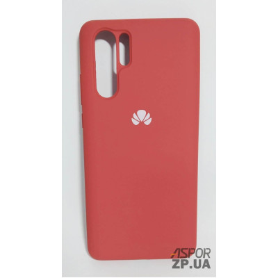 Накладка (з мікрофіброю) Silk Original Full Cover для Huawei P30 Pro- №25 камелія