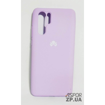 Накладка (з мікрофіброю) Silk Original Full Cover для Huawei P30 Pro- №7 лаванда Накладка (з мікрофіброю) Silk Original Full Cover для Huawei P30 Pro- №7 лаванда