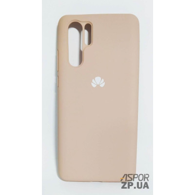Накладка (з мікрофіброю) Silk Original Full Cover для Huawei P30 Pro- №1 пісочно- рожевий Накладка (з мікрофіброю) Silk Original Full Cover для Huawei P30 Pro- №1 пісочно- рожевий
