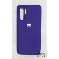 Накладка (з мікрофіброю) Silk Original Full Cover для Huawei P30 Pro- №36 фіолетовий
