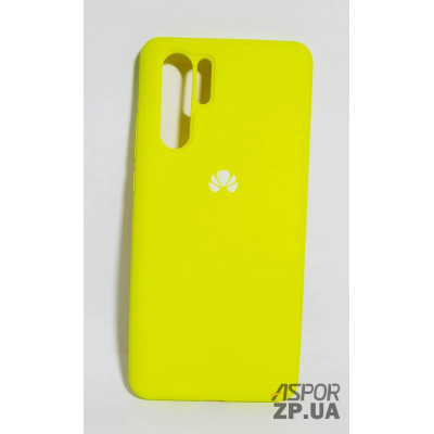 Накладка (з мікрофіброю) Silk Original Full Cover для Huawei P30 Pro- №43 яскраво-жовтий Накладка (з мікрофіброю) Silk Original Full Cover для Huawei P30 Pro- №43 яскраво-жовтий