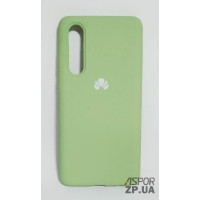 Накладка (з мікрофіброю) Silk Original Full Cover для Huawei P30- №1 м`ятно- зелений
