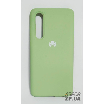 Накладка (з мікрофіброю) Silk Original Full Cover для Huawei P30- №1 м`ятно- зелений Накладка (з мікрофіброю) Silk Original Full Cover для Huawei P30- №1 м`ятно- зелений