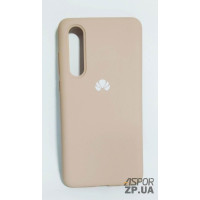 Накладка (з мікрофіброю) Silk Original Full Cover для Huawei P30- №1 пісочно- рожевий