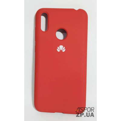 Накладка (з мікрофіброю) Silk Original Full Cover для Huawei Y7 Prime 2019- №25 камелія Накладка (з мікрофіброю) Silk Original Full Cover для Huawei Y7 Prime 2019- №25 камелія