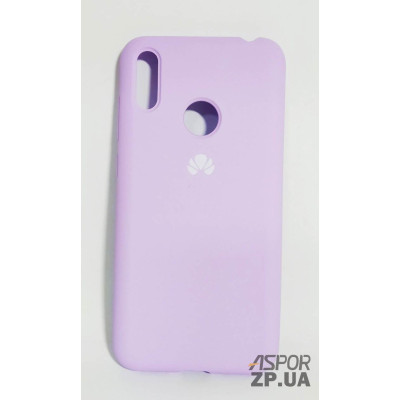 Накладка (з мікрофіброю) Silk Original Full Cover для Huawei Y7 Prime 2019- №7 лаванда Накладка (з мікрофіброю) Silk Original Full Cover для Huawei Y7 Prime 2019- №7 лаванда