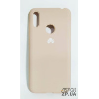 Накладка (з мікрофіброю) Silk Original Full Cover для Huawei Y7 Prime 2019- №1 пісочно- рожевий