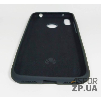 Накладка (з мікрофіброю) Silk Original Full Cover для Huawei Y7 Prime 2019- №18 чорний