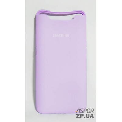 Накладка (з мікрофіброю) Silk Original Full Cover для Samsung A80/A90- №7 лаванда Накладка (з мікрофіброю) Silk Original Full Cover для Samsung A80/A90- №7 лаванда