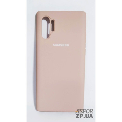Накладка (з мікрофіброю) Silk Original Full Cover для Samsung Note 10 Pro/Note 10 Plus- №1 пісочно- рожевий Накладка (з мікрофіброю) Silk Original Full Cover для Samsung Note 10 Pro/Note 10 Plus- №1 пісочно- рожевий