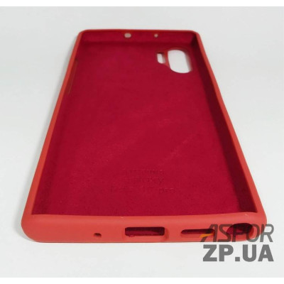 Накладка (з мікрофіброю) Silk Original Full Cover для Samsung Note 10 Pro/Note 10 Plus- №25 камелія