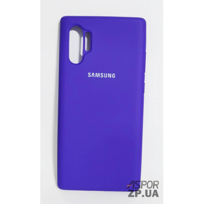 Накладка (з мікрофіброю) Silk Original Full Cover для Samsung Note 10 Pro/Note 10 Plus- №36 фіолетовий Накладка (з мікрофіброю) Silk Original Full Cover для Samsung Note 10 Pro/Note 10 Plus- №36 фіолетовий
