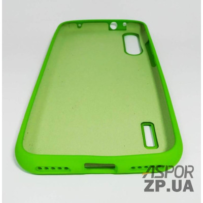 Накладка (з мікрофіброю) Silk Original Full Cover для Xiaomi MI A3/CC9e- №31 зелений