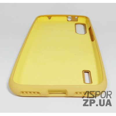 Накладка (з мікрофіброю) Silk Original Full Cover для Xiaomi MI A3/CC9e- №28 золотий