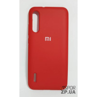Накладка (з мікрофіброю) Silk Original Full Cover для Xiaomi MI A3/CC9e- №33 кітайскій- червоний
