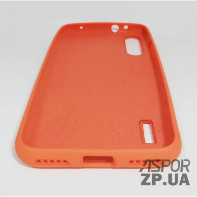 Накладка (з мікрофіброю) Silk Original Full Cover для Xiaomi MI A3/CC9e- №13 помаранчевий