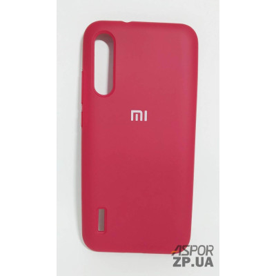Накладка (з мікрофіброю) Silk Original Full Cover для Xiaomi MI A3/CC9e- №42 рожево- червоний Накладка (з мікрофіброю) Silk Original Full Cover для Xiaomi MI A3/CC9e- №42 рожево- червоний