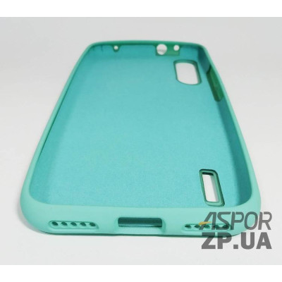 Накладка (з мікрофіброю) Silk Original Full Cover для Xiaomi MI A3/CC9e- №21 синій океан