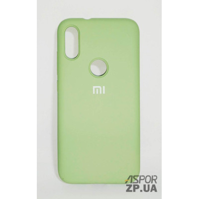 Накладка (з мікрофіброю) Silk Original Full Cover для Xiaomi MI Play- №1 м`ятно- зелений Накладка (з мікрофіброю) Silk Original Full Cover для Xiaomi MI Play- №1 м`ятно- зелений