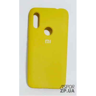 Накладка (з мікрофіброю) Silk Original Full Cover для Xiaomi Redmi 7- №28 золотий